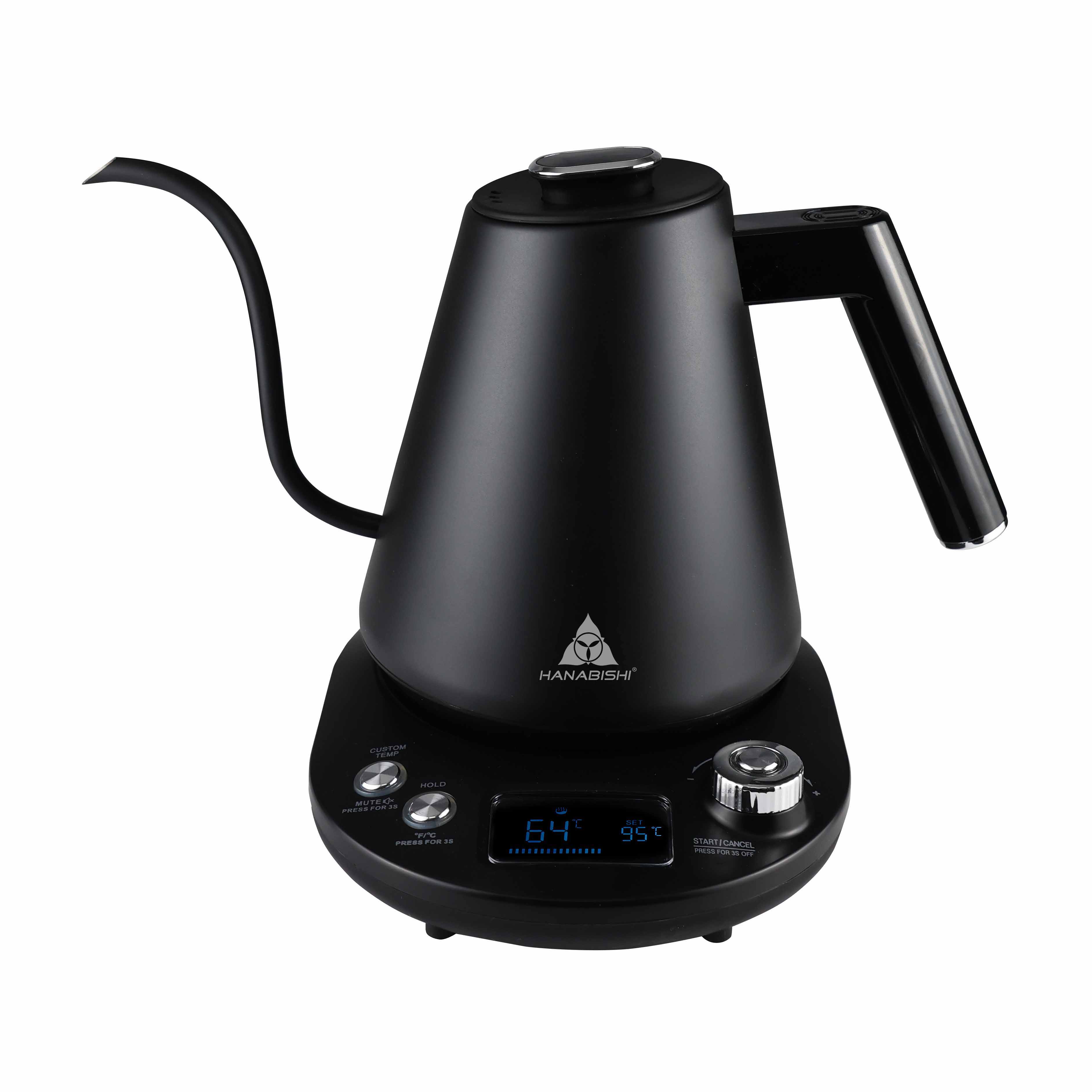 Hanabishi Digital Goose Neck Kettle 1L (available in different colors)