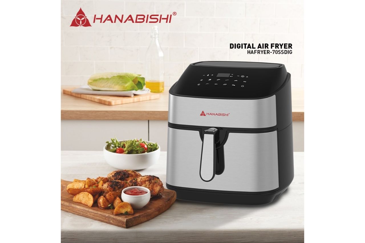 6 Features Of The Hanabishi Digital Air Fryer 7L HAFRYER70SSDIG