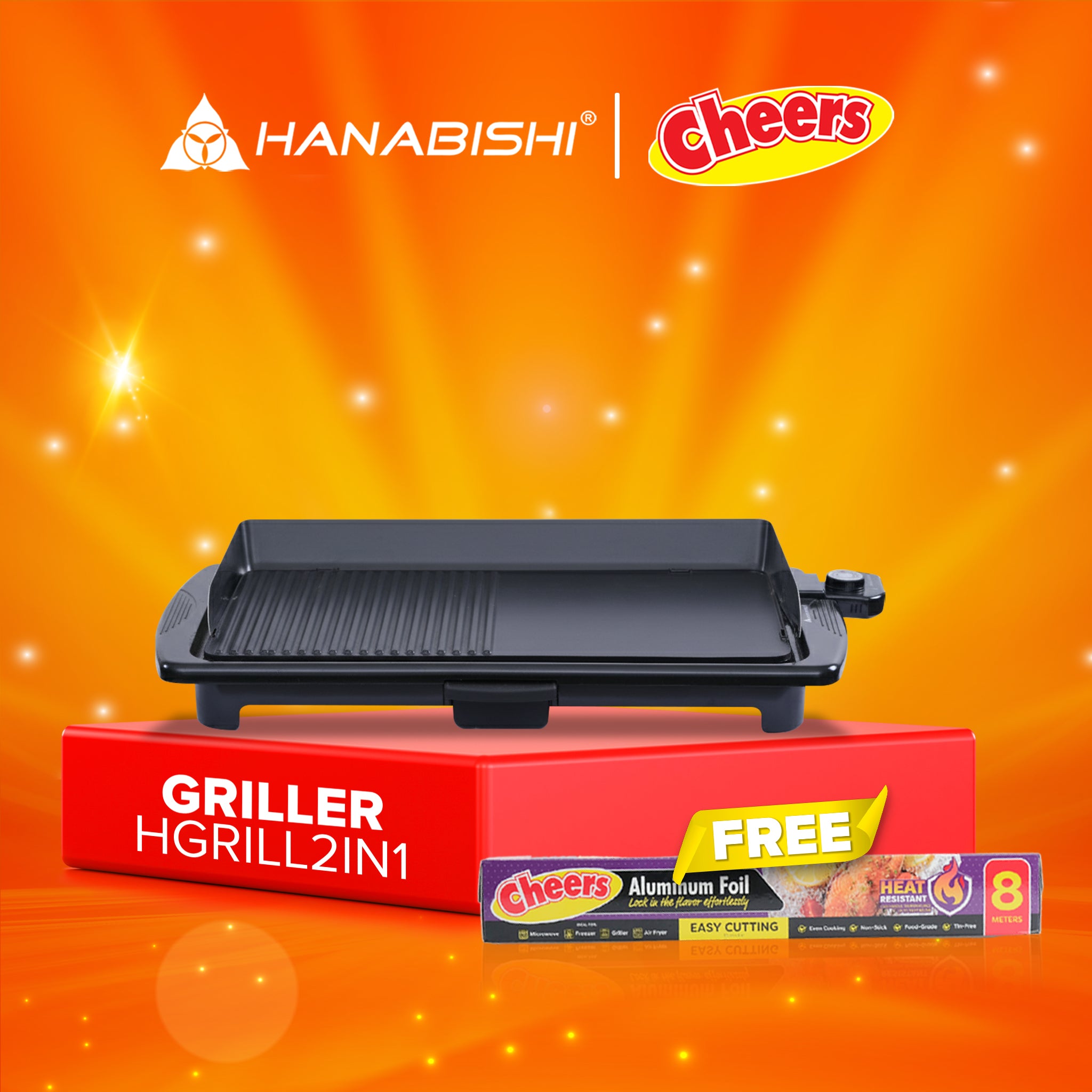 Hanabishi Griller HGRILL2IN1