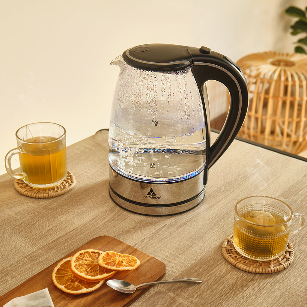 Hanabishi Glass Water Kettle HWK118GL