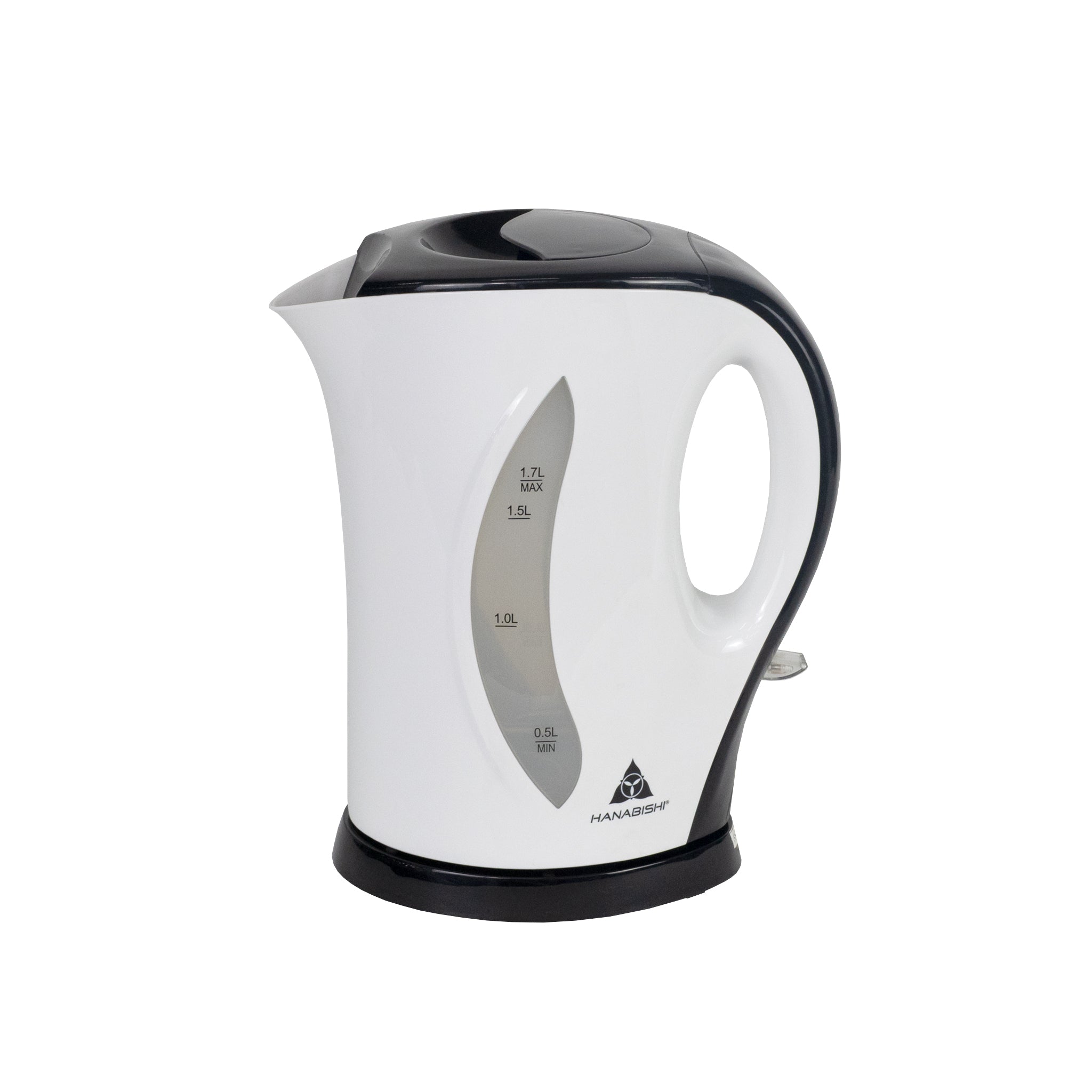 Hanabishi Water Kettle 1.7L  available in 3 colors (gray, white & black) HWK317