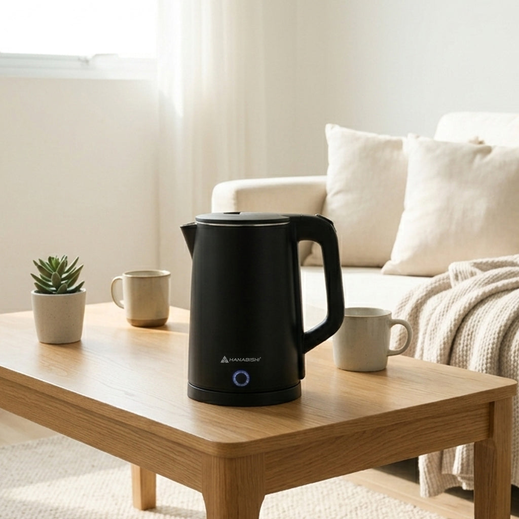 Hanabishi Electric Water Kettle 1.7L HWK517XBLK