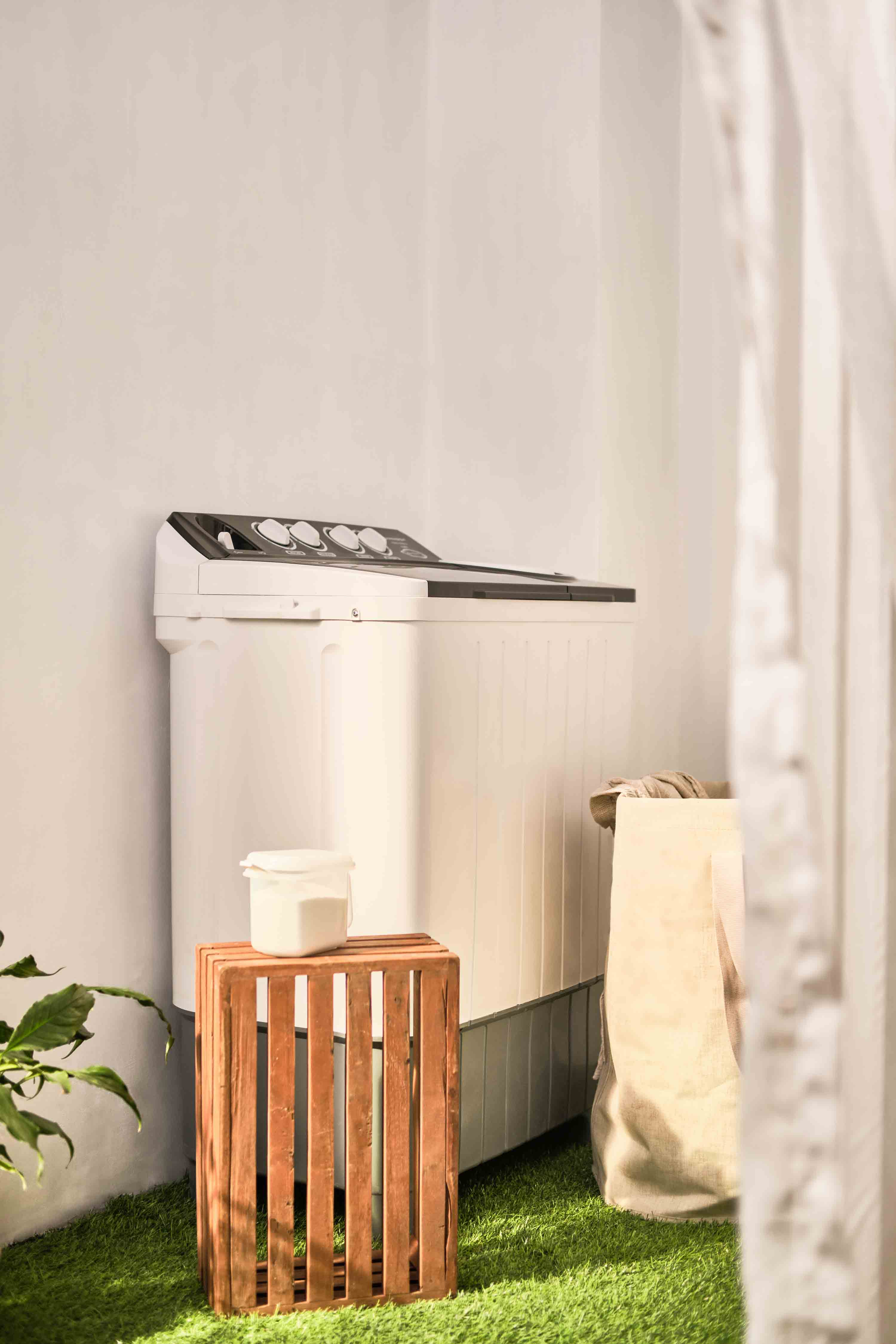 Hanabishi Twin Tub Washing Machine 8.5Kg Capacity HWM485BLK