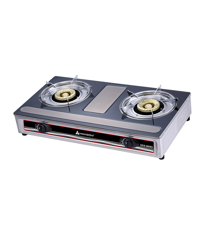 Hanabishi Double Burner Gas Stove GGS500SS
