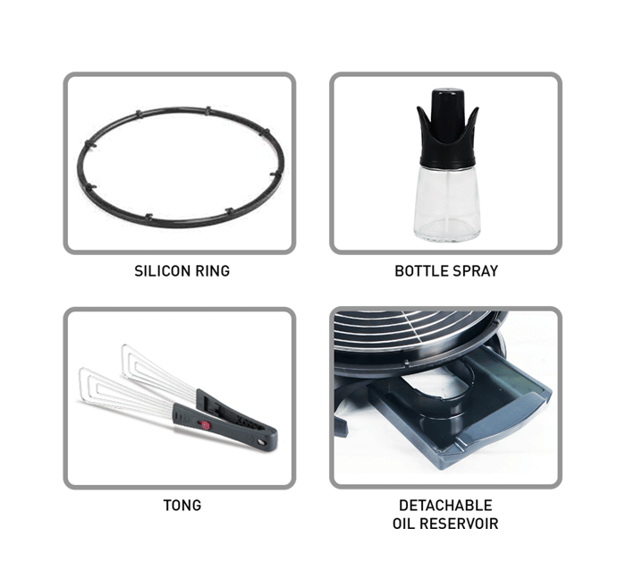 Hanabishi Smokeless Infrared Griller HLRVINFGRILL725