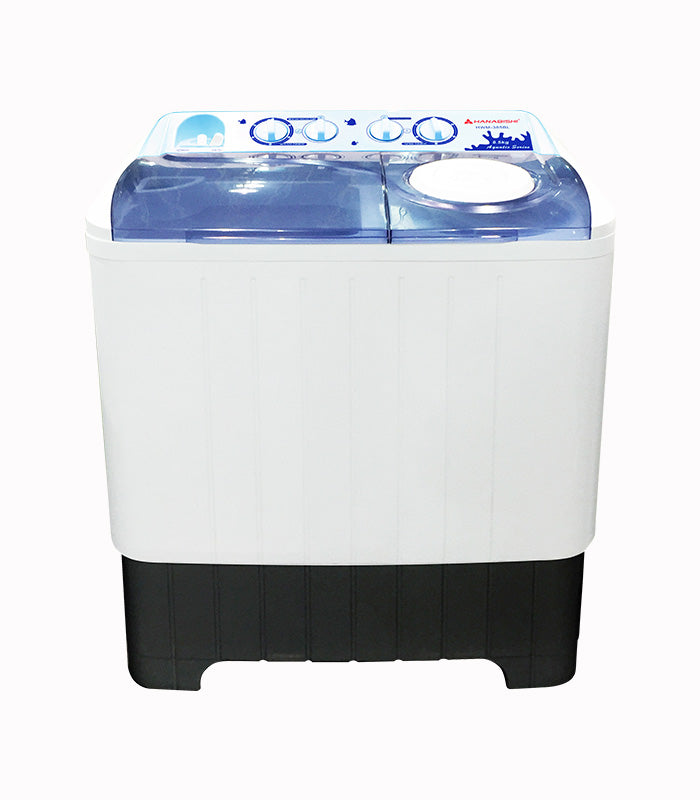 Hanabishi Twin Tub Washing Machine 8.5Kg Capacity HWM385BL